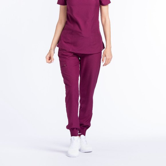 Comfy Master SIERRA Women's 6 Pockets Jogger Scrub - Picture 2 of 10